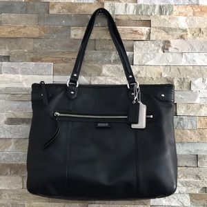 Coach Daisy Black Leather Emma Tote